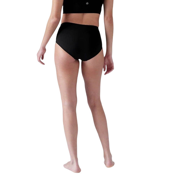 Athleta High Waist Bikini Bottom Size Small Black Swimwear Swimsuit Comfortable - Picture 3 of 15